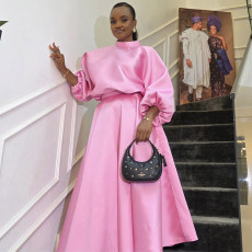 Loose Solid Color Three Piece Skirt Set GANY-LB1418