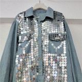 Loose Shirt Single-breasted Denim Jacket GZYN-2024