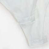 Solid Color Wrap Chest Mini Dress GAXB-A426BS