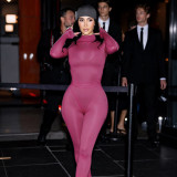 Solid Color Long Sleeve Bodysuit Tight Two Piece Pants Set DLSF-K25S83270