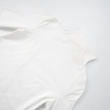 Solid Color High Collar Tight Tops GSBW-Y25TP032