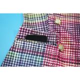 Plaid Print Long Sleeve Blazer Pants 2 Piece Set YF-10952