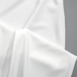 Solid Color Square Neck Long Dress GAXB-A588DS