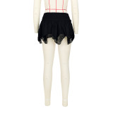 Double-Layer Lace Irregular Mini Skirt ASL-6671