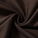 Sexy Solid Color Halterneck Backless Mini Dress GSBW-Q24DS139