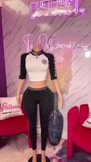 Pre Order: About 7 work days shipping Color Block Two Piece Pant Set YUEM-300965