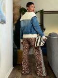 Long Sleeve Patchwork Denim Coats GYLN-1422