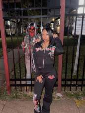 Casual Print Hooded Sweatshirt Two Piece Pants Set GFCF-1425