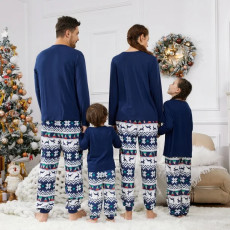 Christmas Letter Print Matching Family Pajama Set GSGS-0727#