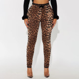 Casual Print Lace Patchwork Pants GSBD-J25PT367