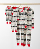 Christmas Print Long Sleeve Matching Family Pajama Set GSGS-0656
