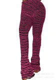 Woolen Striped Sexy Slim-Fit Pants GXHF-Y22342