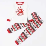 Christmas Reindeer Print Family Homewear Pajama Set GSGS-0801