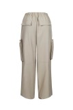Casual Zipper Split Loose Straight Pants GXHF-M80250