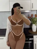 Sexy Color Block Bikinis 2 Piece Swimsuit CASF-6761