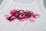 Letter Print Sleeveless Tank Tops GLAG-T5A20439G