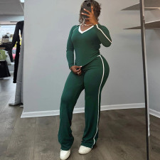 Sport Casual Color Block Two Piece Pants Set GZJQ-K25S86420