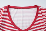 Stripe Long Sleeve Slim Tops GLAG-T5920328G