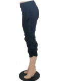 Casual Pleated Slim Half Body Skirt ZDF-31325