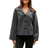 Casual Cropped Blazer GYOU-CX908