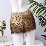 Leopard Print Tassel Shorts GFRT-32770PBY