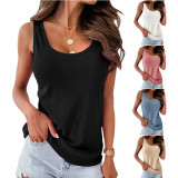 Solid Color Versatile Tank Tops GYOU-CX211106