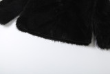 Long Sleeve Solid Color Plush Coat XEF-K25C84302