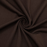 Long Sleeve Solid Color Mini Dress GSZM-C25DS370