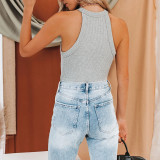 Solid Color Versatile Tank Tops GYOU-CX21512