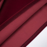 Solid Color Velour Tube Top Dress GSZM-D25DS505