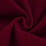 Solid Color Velour Tube Top Dress GSZM-D25DS505