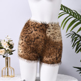 Leopard Print Tassel Shorts GFRT-32770PBY