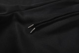 Letter Hot Drill Hooded Sweatshirt Two Piece Pants Set XEF-K25S84561