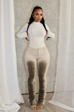 Solid Color Fashion Tight Pants GXHF-M80601