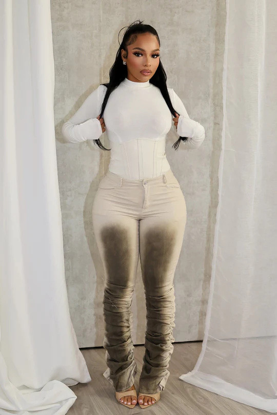 Solid Color Fashion Tight Pants GXHF-M80601