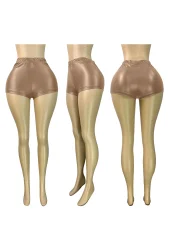 Fashion Solid Color Leather Shorts&Seven-Tenths Pants CH-25065