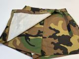Camouflage Print Irregular Mini Culottes GXHF-X0326688