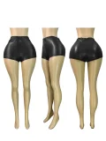Fashion Solid Color Leather Shorts&Seven-Tenths Pants CH-25065