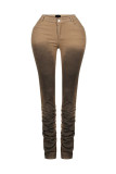Solid Color Fashion Tight Pants GXHF-M80601