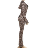 Letter Print Hooded Long Sleeve Pants Set GSLF-K25S83409