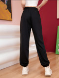 Loose Butterfly Print Sweatpants GYXN-52559