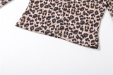 Letter Print Hooded Long Sleeve Pants Set GSLF-K25S83409