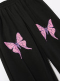 Loose Butterfly Print Sweatpants GYXN-52559