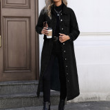 Long Sleeve Loose Denim Long Coats GYXN-20807