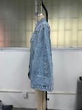 Fashion Irregular Loose Denim Jacket GYXN-35622
