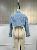 Fashion Long Sleeve Denim Short Coats GYXN-10022