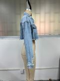 Fashion Long Sleeve Denim Short Coats GYXN-10022