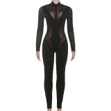 Sexy See Through Mesh Jumpsuit XEF-K25Q82530