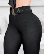 Fashion Belt Pencil Pants GJMF-97752