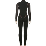 Sexy See Through Mesh Jumpsuit XEF-K25Q82530